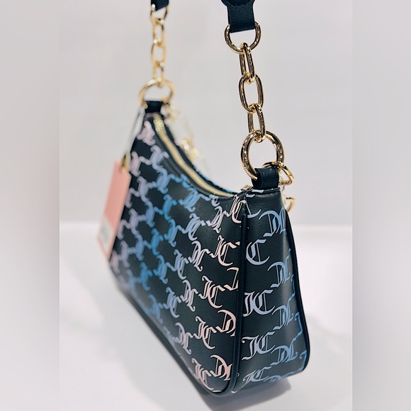 Juicy Couture Exclusive Shoulder Bag - Black Multi/Liquor
